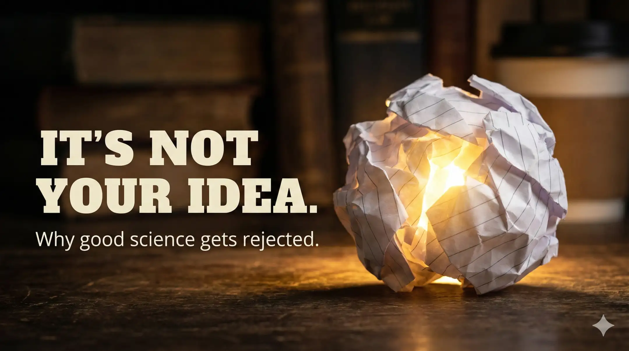 Your Paper Wasn’t Rejected Because the Idea Was Bad — Here’s the Real Reason