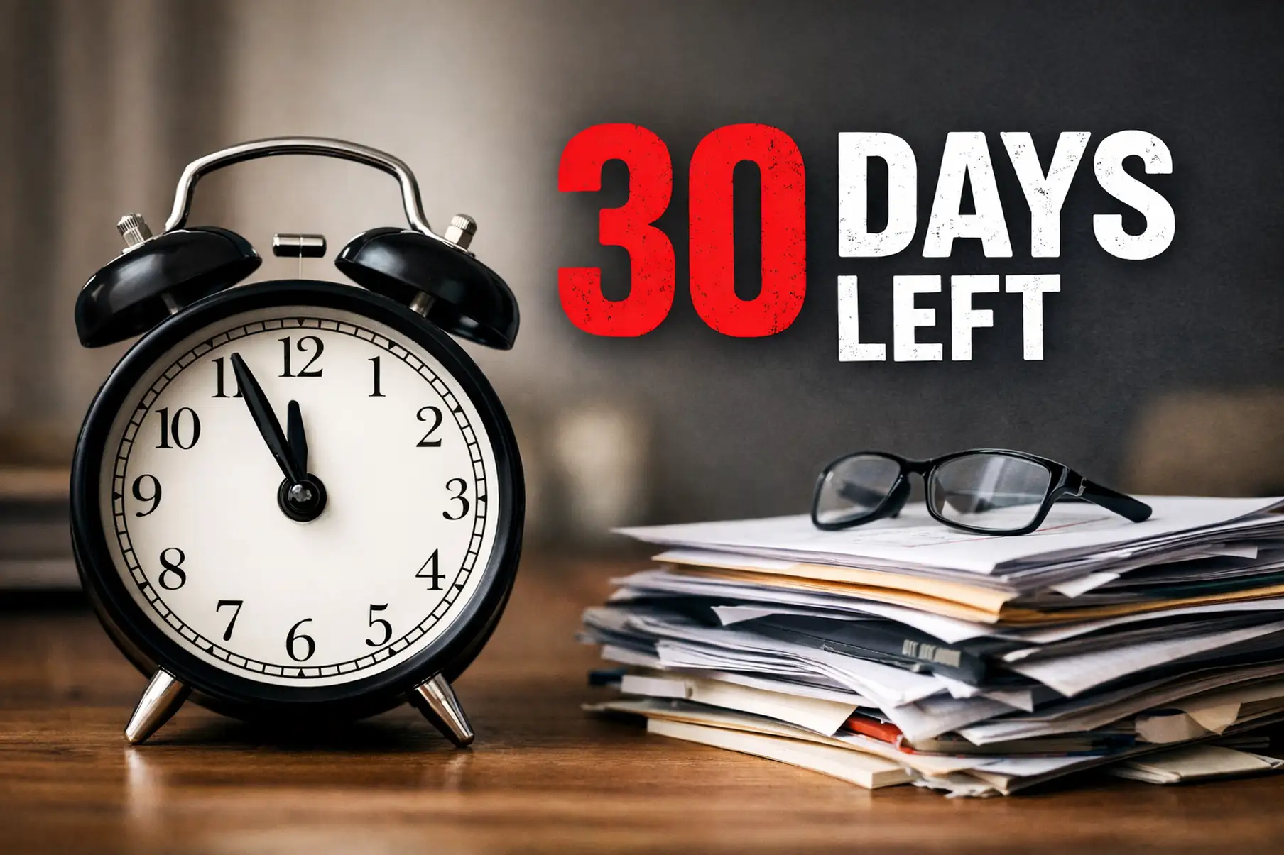 Submission in 30 Days and Nothing Started